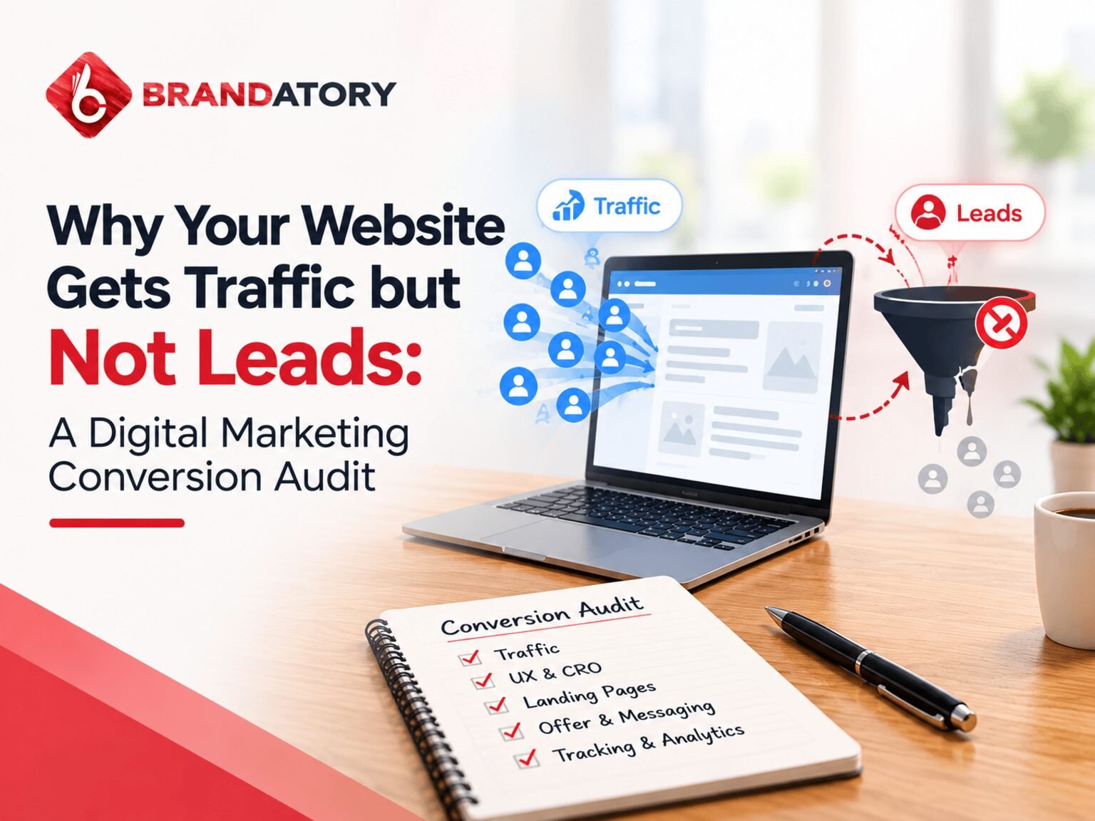 Why Your Website Gets Traffic but Not Leads – Digital Marketing Conversion Audit
